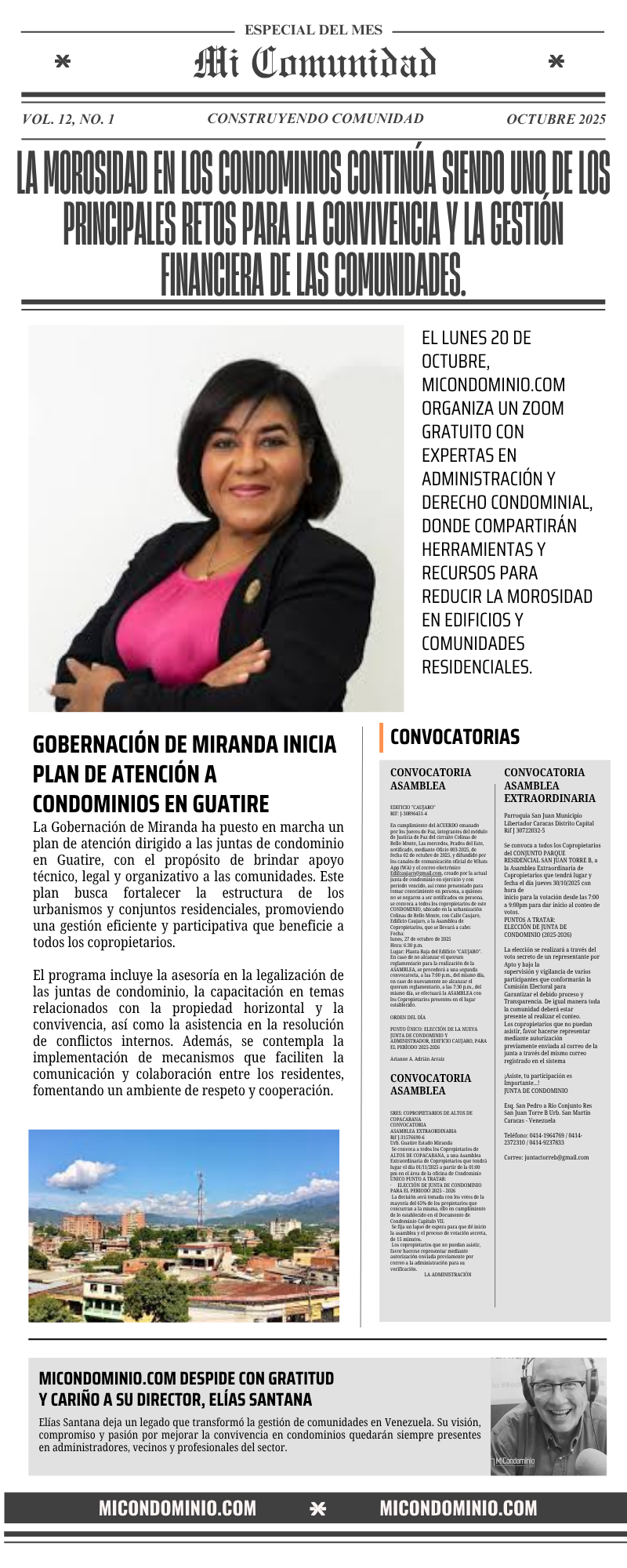 Mi Comunidad - Octubre 2025