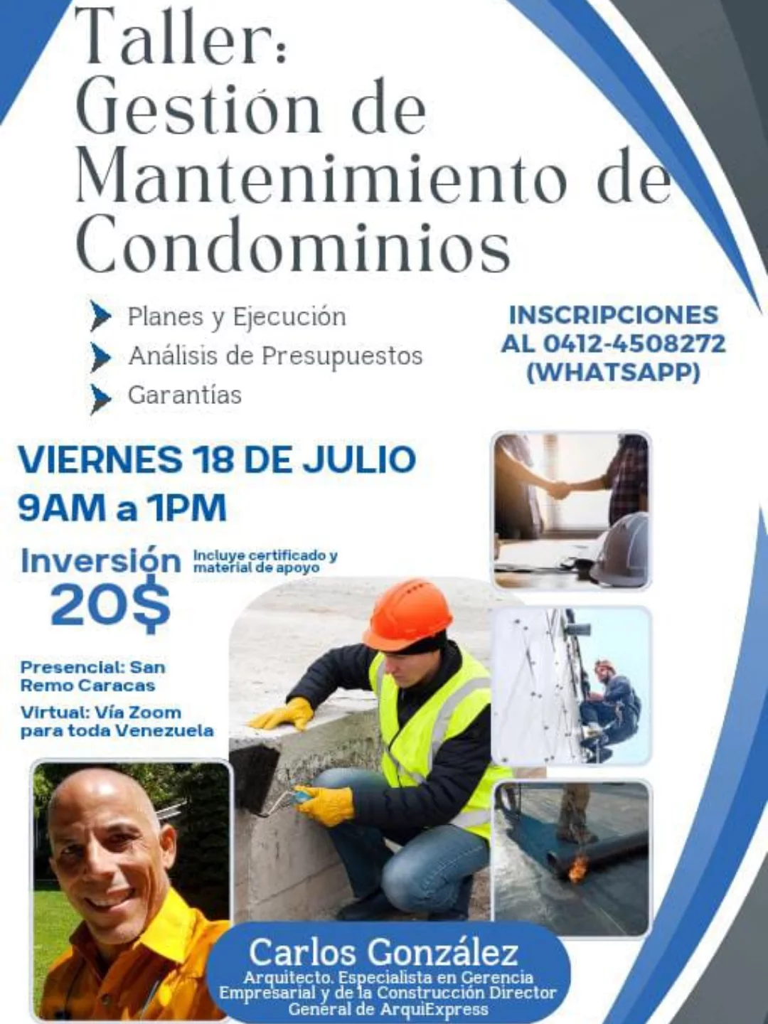 Taller: Gestión de mantenimientos de condominio