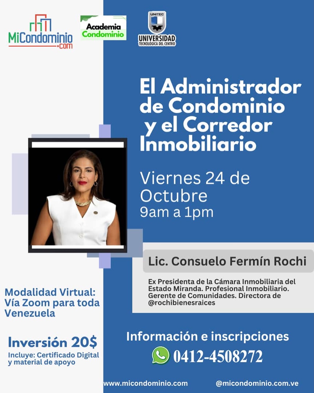 TALLER : EL ADMINISTRADOR DE CONDOMINIO Y EL CORREDOR INMOBILIARIO